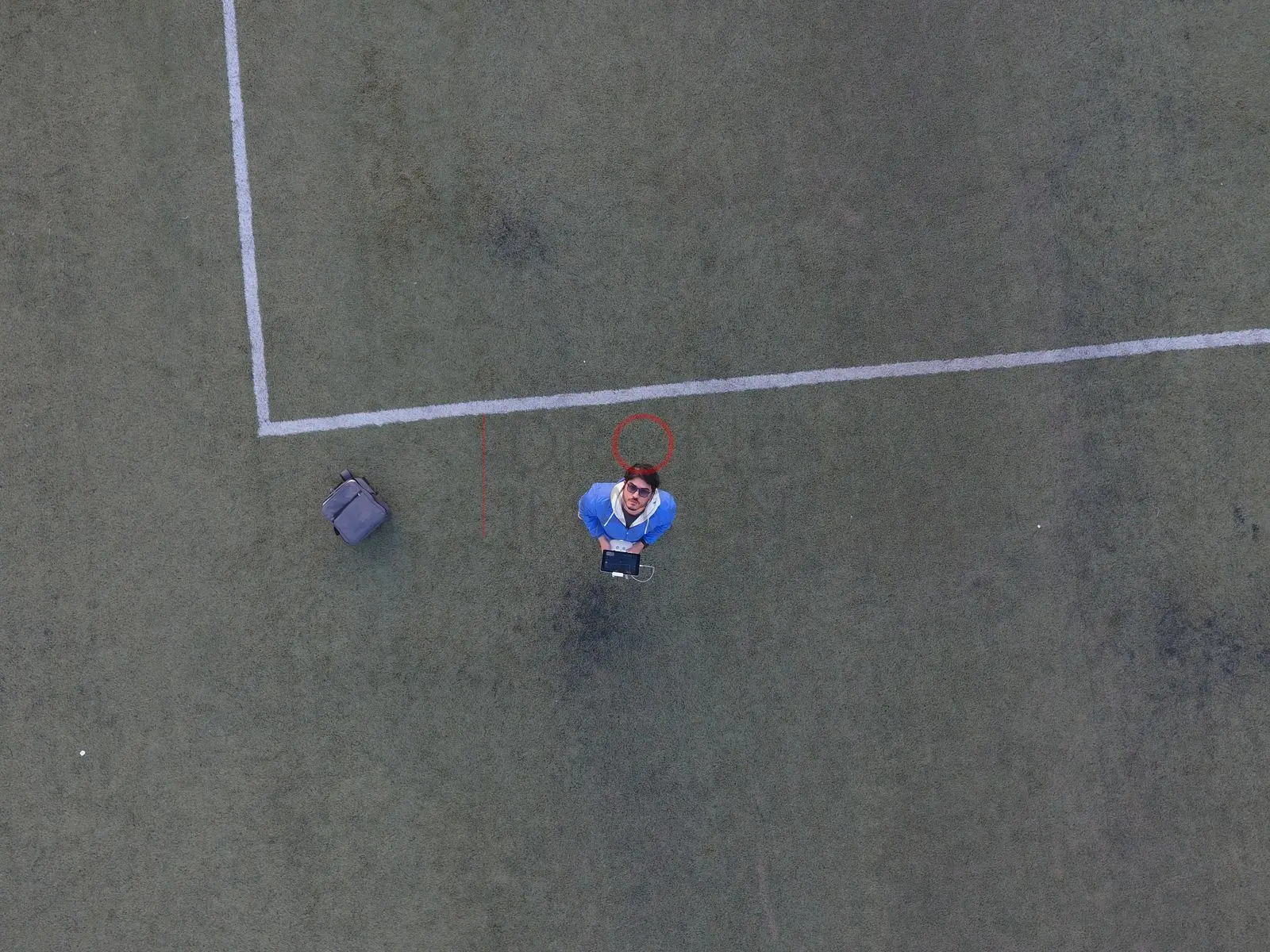 Jugador en cancha, Las Condes — Santiago, Chile