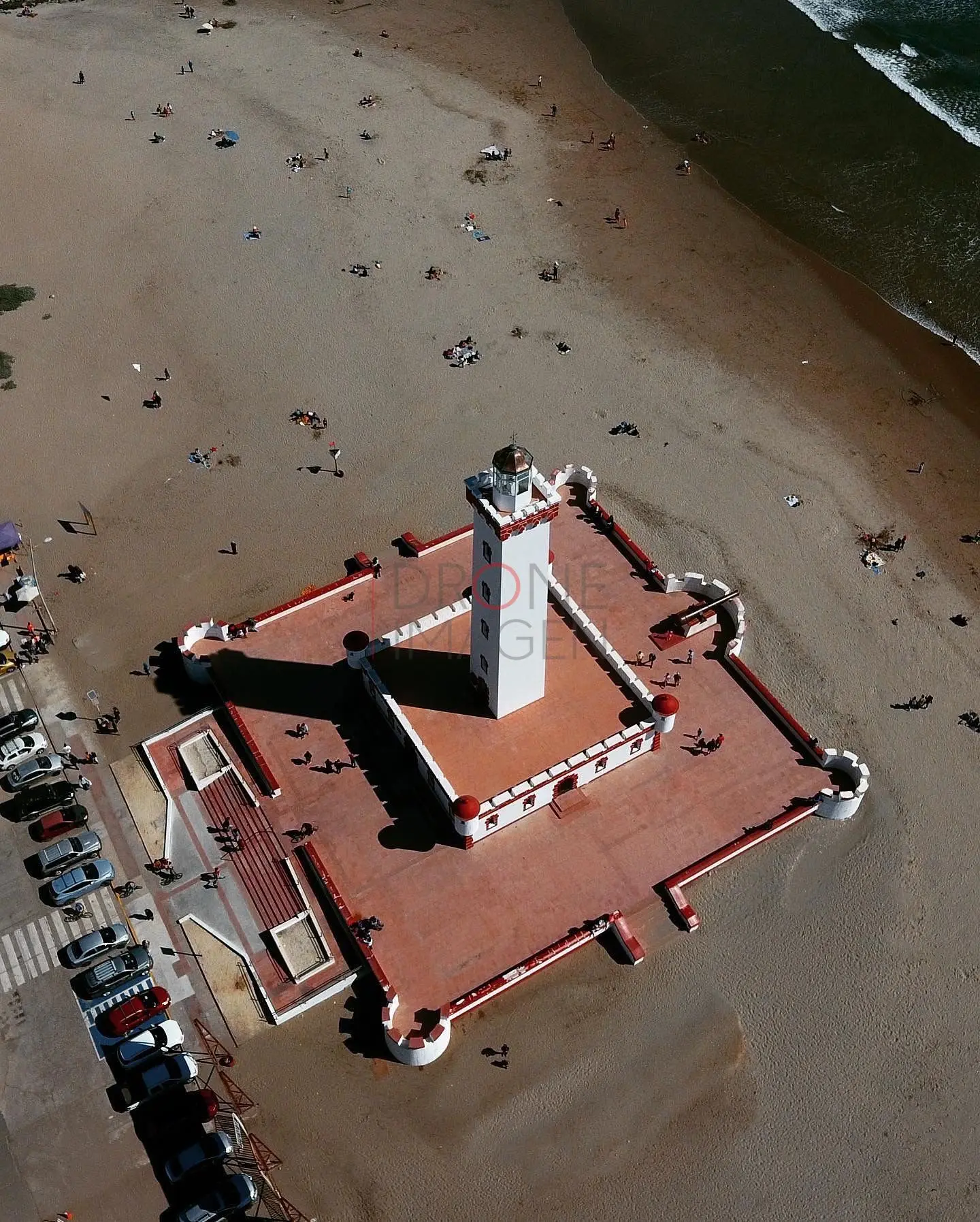 Faro Monumental de La Serena — vista cenital