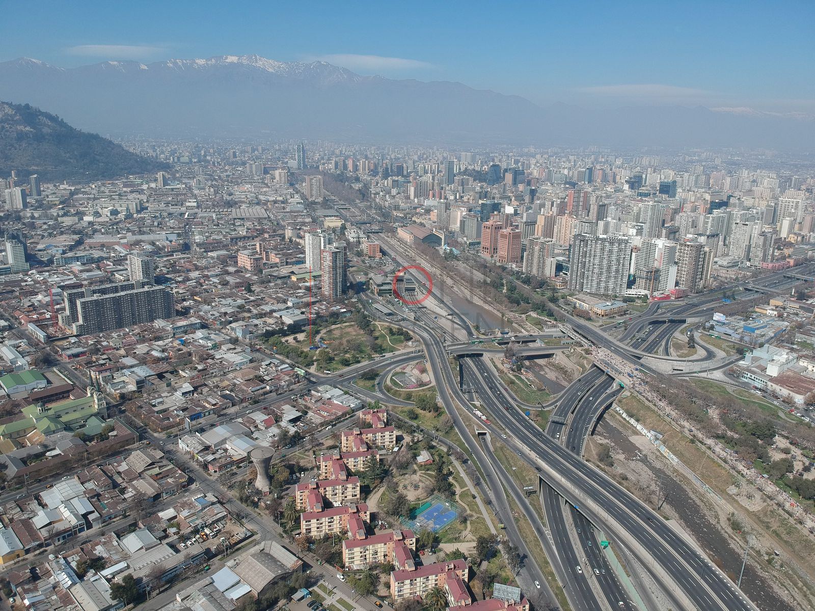 Enlaces de autopistas y ciudad, Independencia