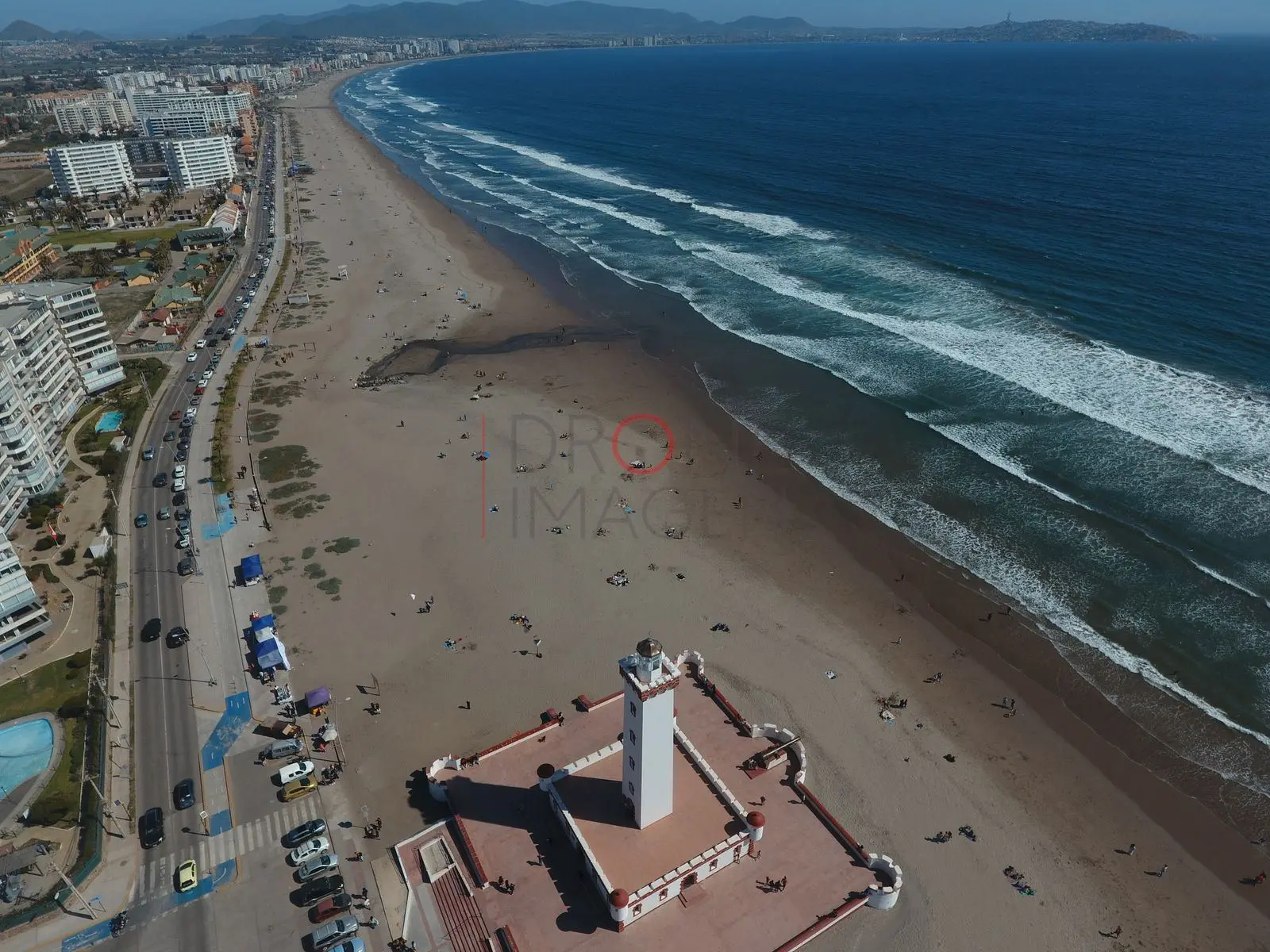 Costanera y playa de La Serena