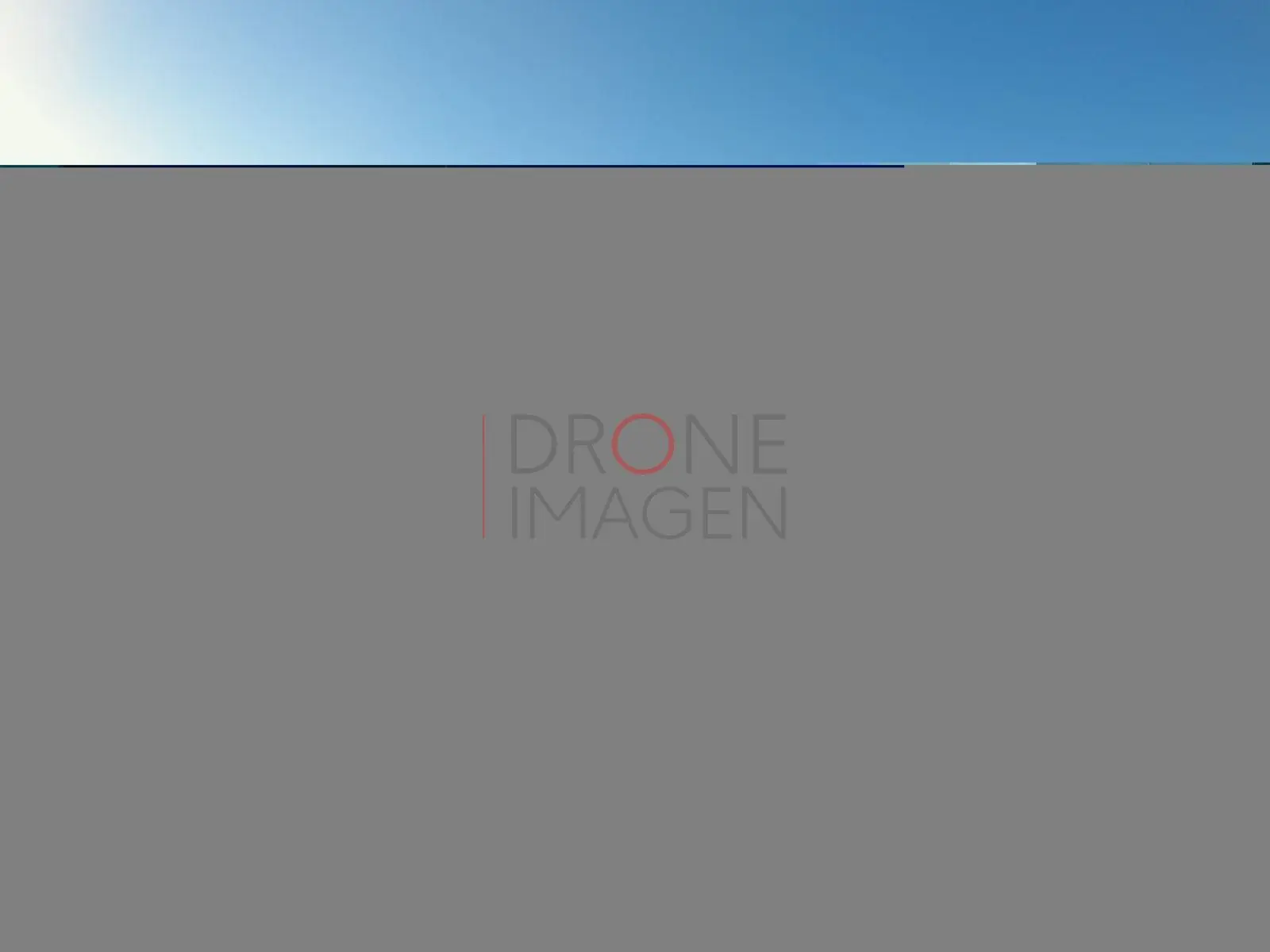 Horizonte sobre el lago, Las Cabras · vista aérea oblicua