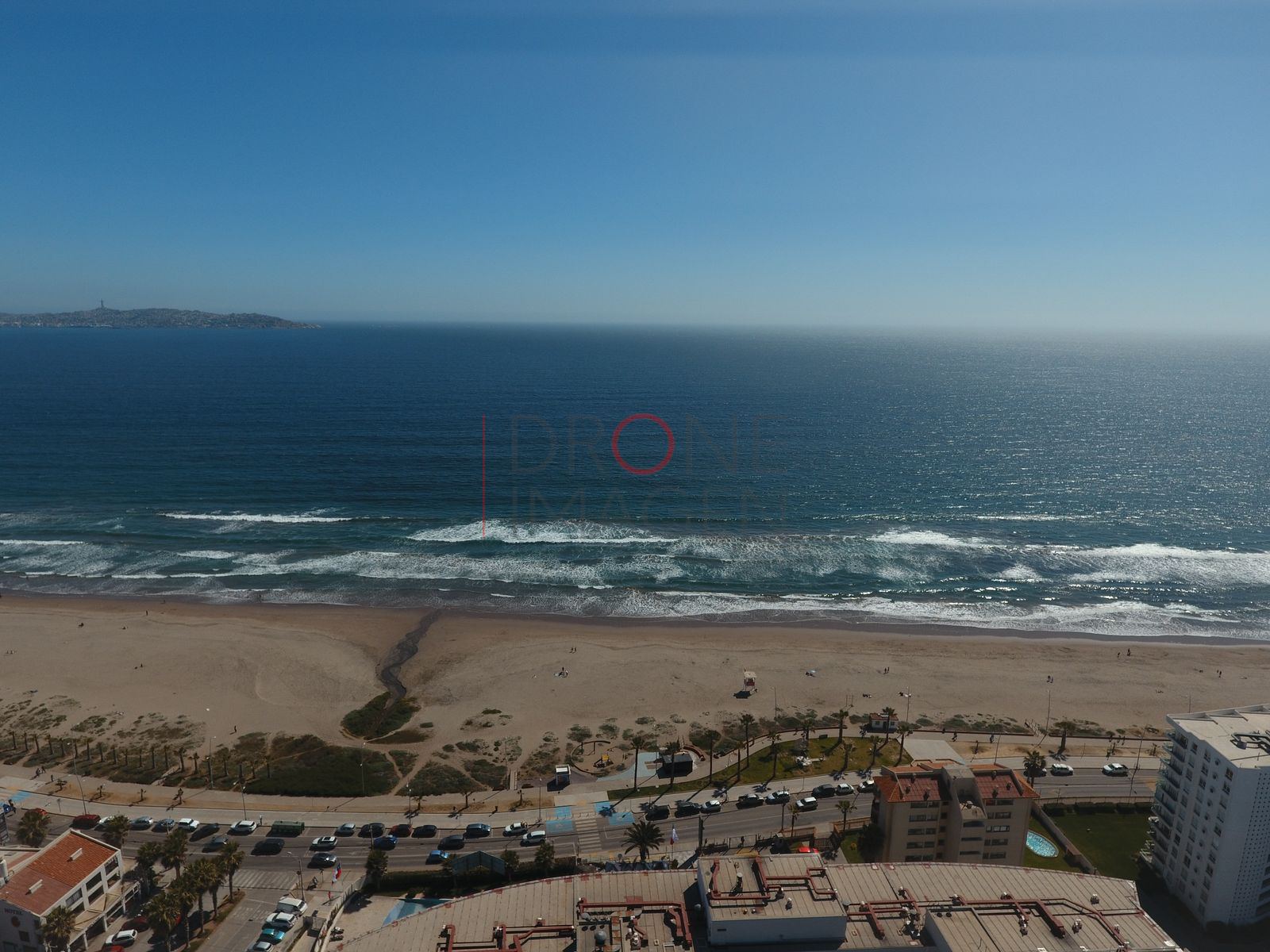 Playa y edificios costeros, La Serena