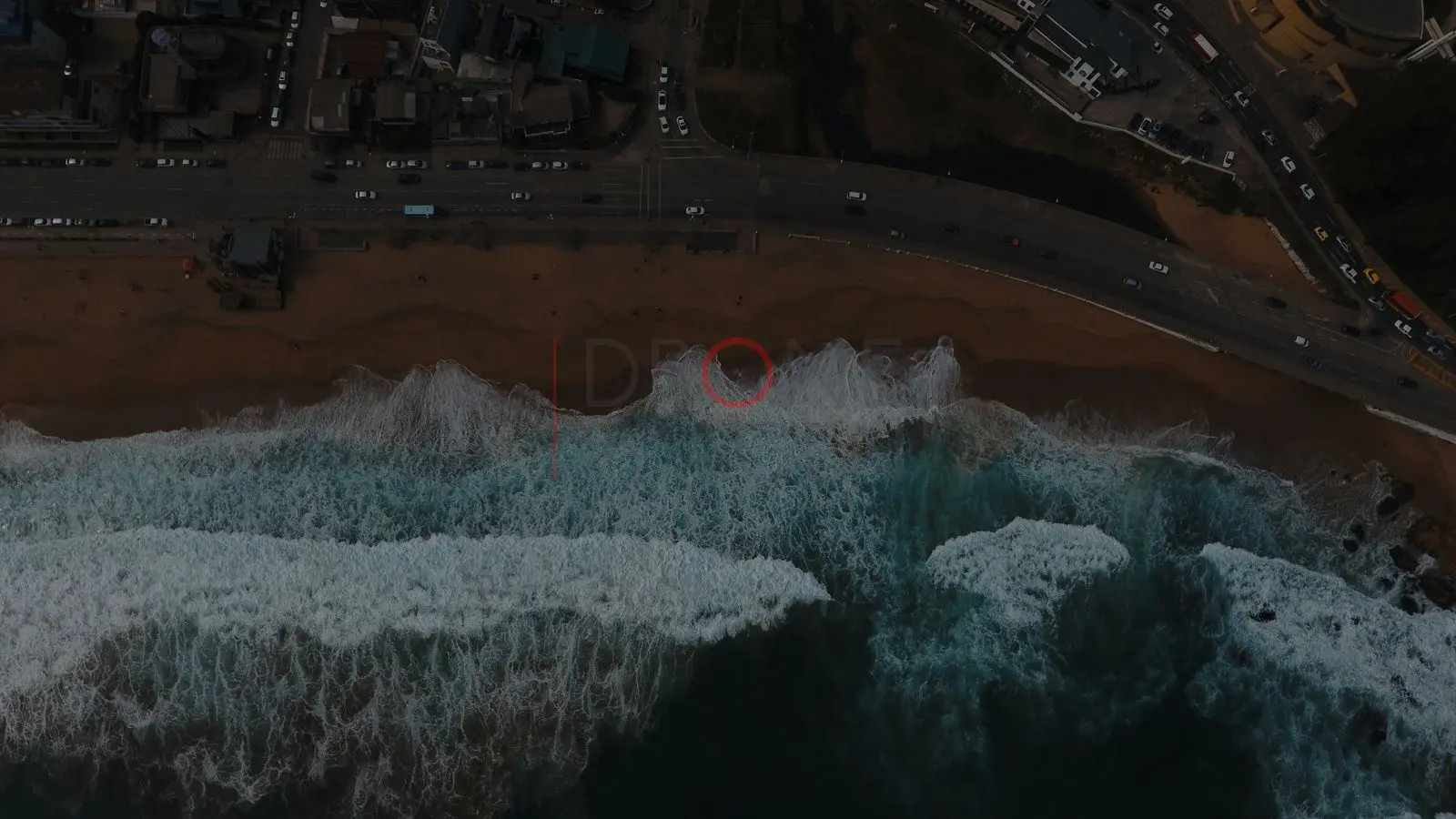 Olas rompiendo en la playa, Viña del Mar (2)