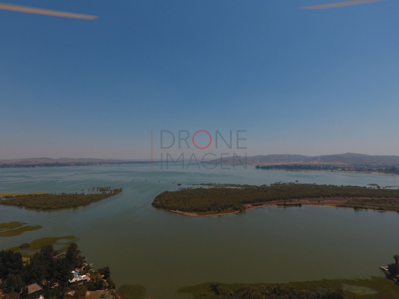 Lago Rapel panorámico, Las Cabras